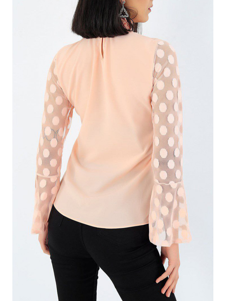 Блузка женская персикового цвета 354 168704C