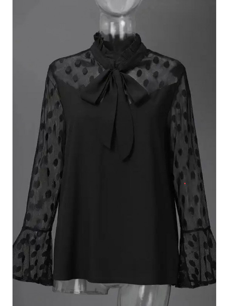 Блузка женская черного цвета 354 168729C