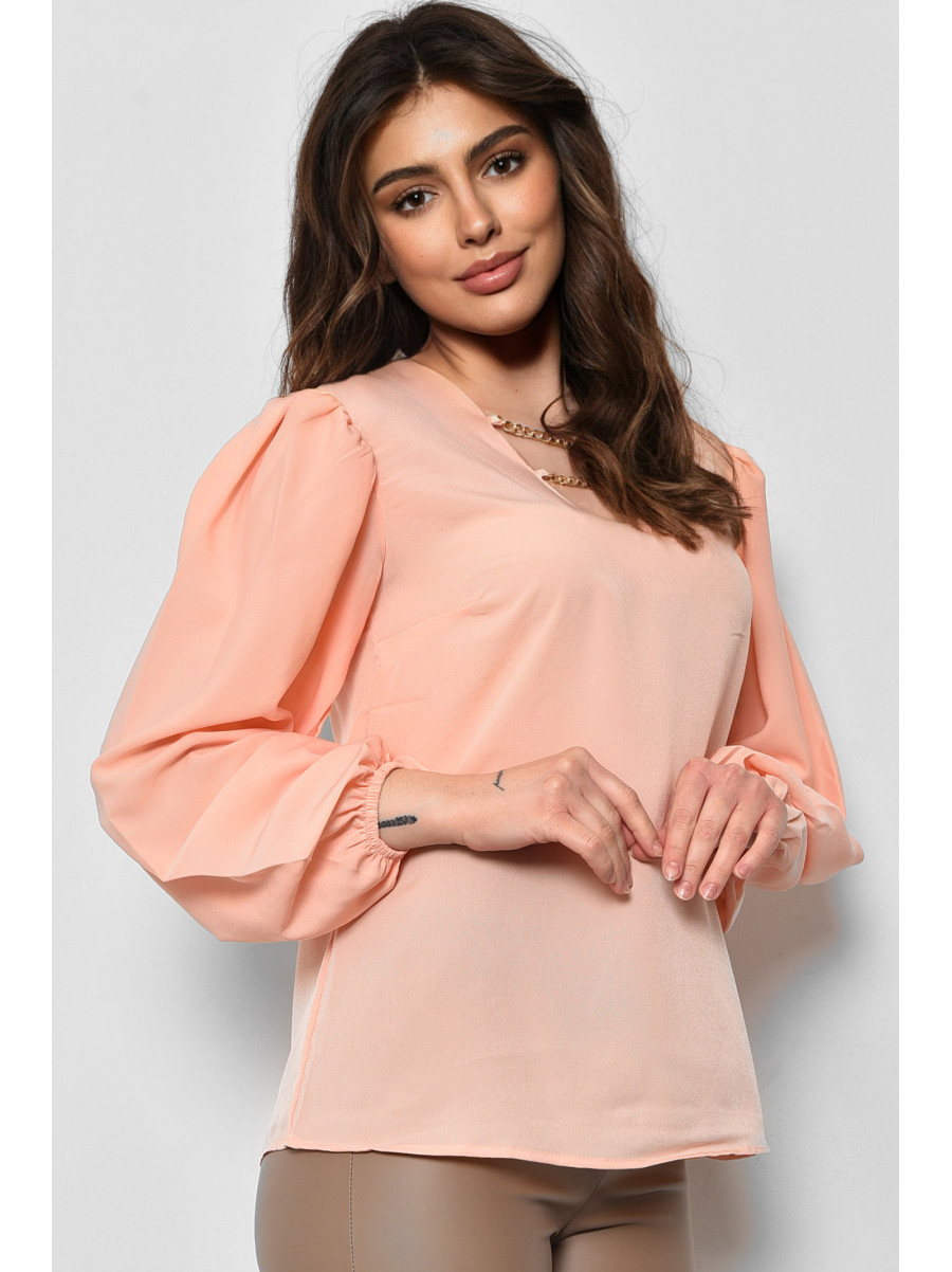 Блузка женская персикового цвета 2072 168830C