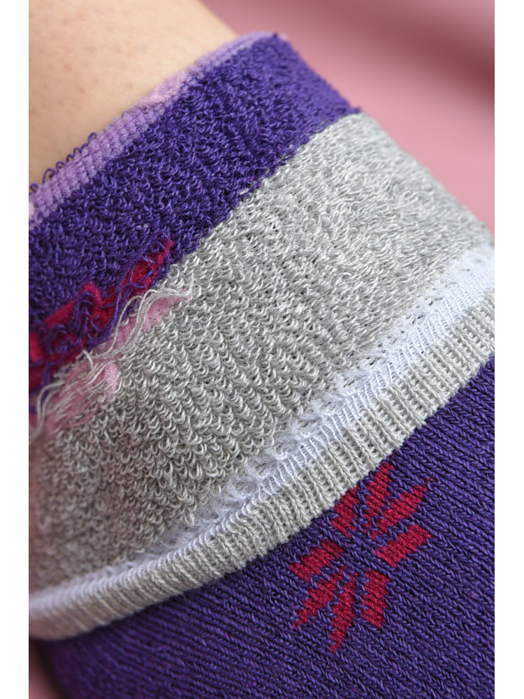 Носки махровые женские фиолетового цвета размер 37-42 712 168999C