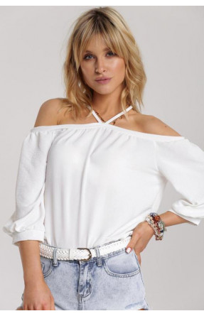 Блузка жіноча білого кольору 169022C