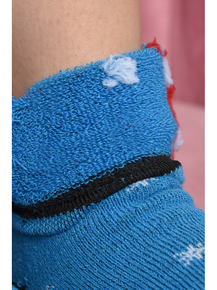 Шкарпетки махрові жіночі блакитного кольору розмір 23-25(36-39) 169040C
