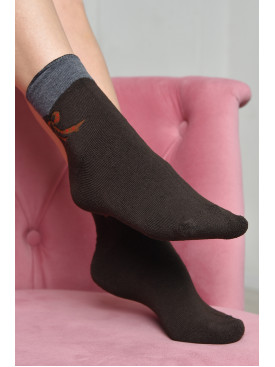 Шкарпетки махрові жіночі медичні без гумки коричневого кольору розмір 36-41 6201 169093C Шкарпетки махрові жіночі медичні без гумки коричневого кольору розмір 36-41 6201 169093C