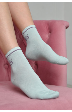 Шкарпетки жіночі стрейч м`ятного кольору розмір 36-41 169167C