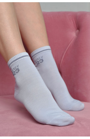 Шкарпетки жіночі стрейч блакитного кольору розмір 36-41 169168C