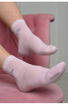 Носки женские стрейч розового цвета размер 36-41 169177C