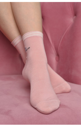 Носки женские стрейч розового цвета размер 36-41 169190C
