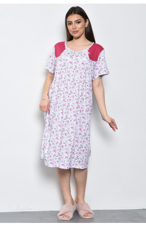 Ночная рубашка женская вишневого цвета 308 169310C