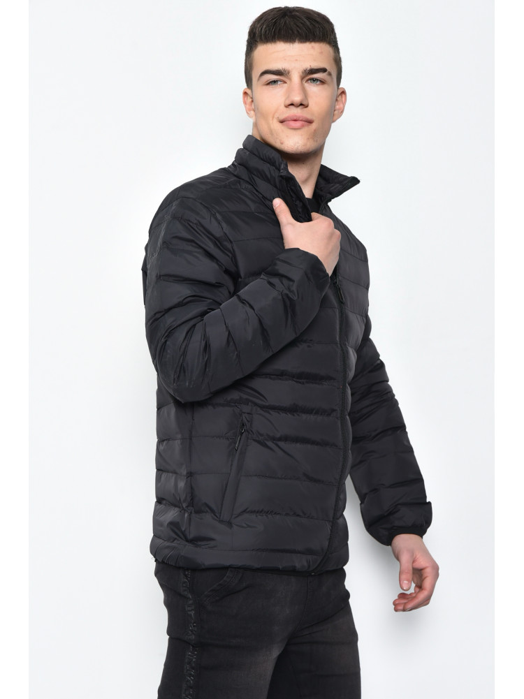 Куртка мужская демисезонная черного цвета 9026 169390C