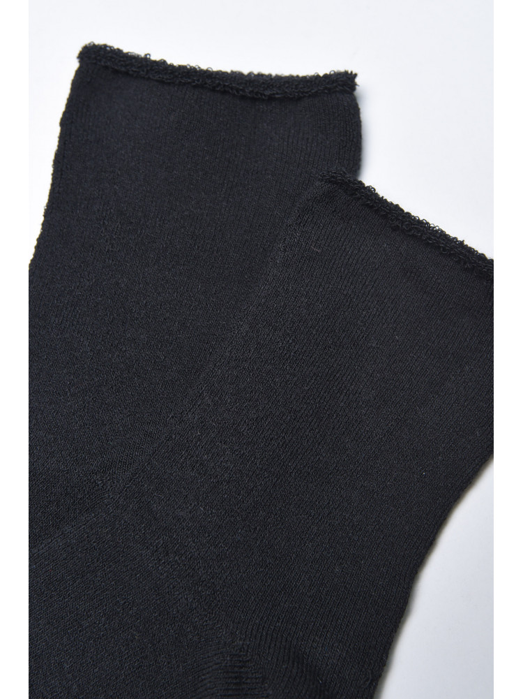 Носки мужские медицинские махра черного цвета без резинки размер  41-45 169424C