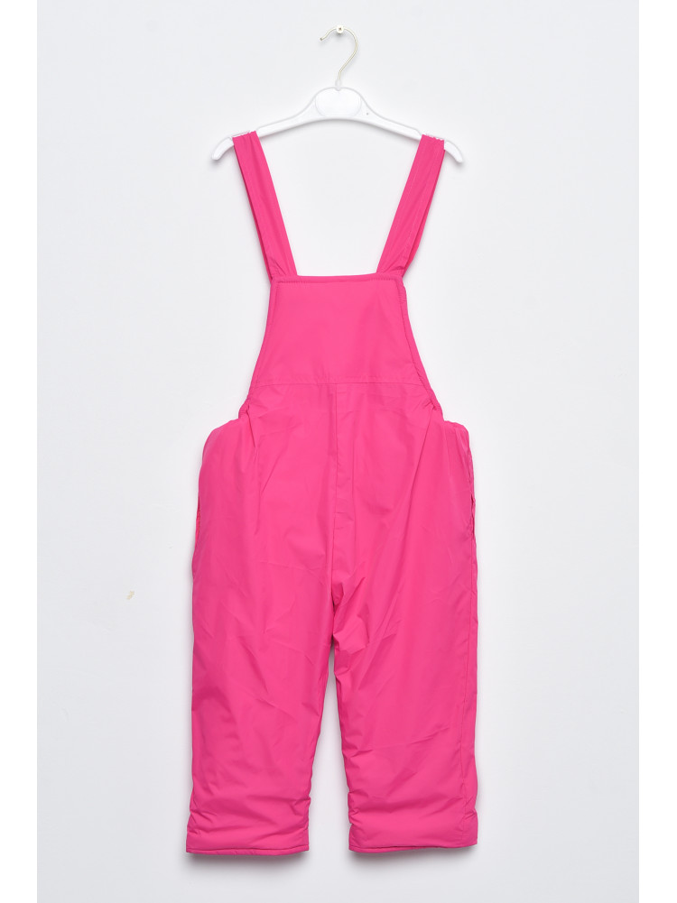 Куртка та напівкомбінезон дитячий для дівчинки єврозима рожевого кольору F76T 169433C