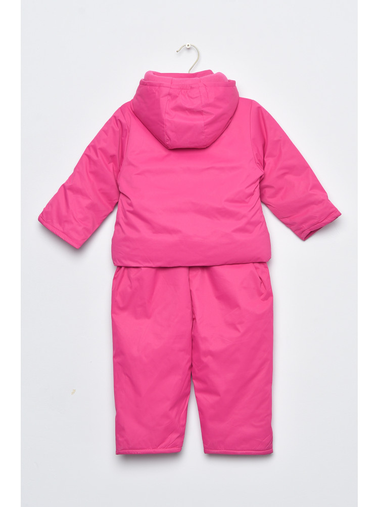 Куртка и полукомбинезон детский для девочки еврозима розового цвета 8908 169474C