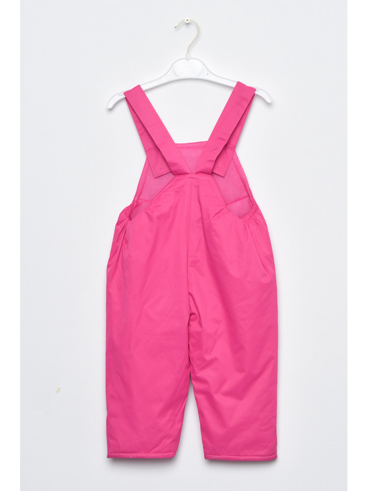 Куртка та напівкомбінезон дитячий для дівчинки єврозима рожевого кольору 8908 169474C