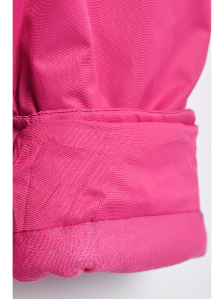 Куртка та напівкомбінезон дитячий для дівчинки єврозима рожевого кольору 8908 169474C