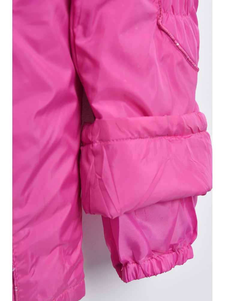 Куртка та напівкомбінезон дитячий для дівчинки єврозима рожевого кольору 6670 169507C