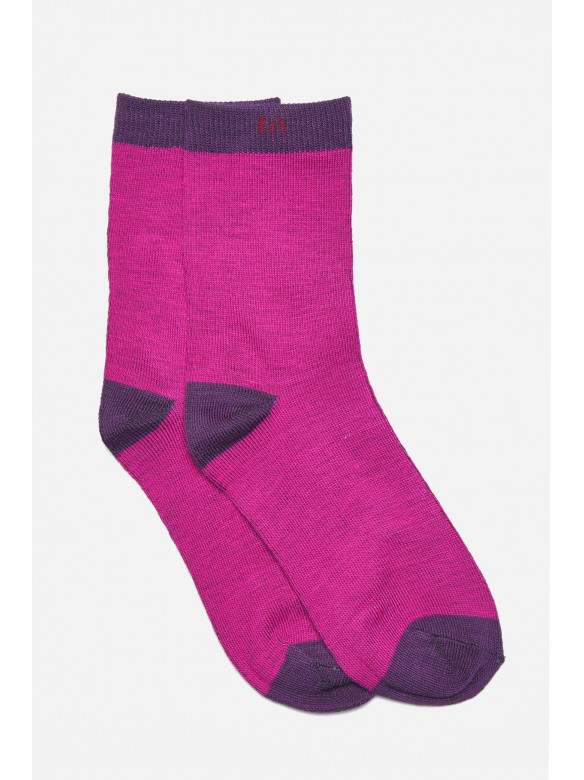 Носки подростковые для девочки фиолетового цвета С51 169722C