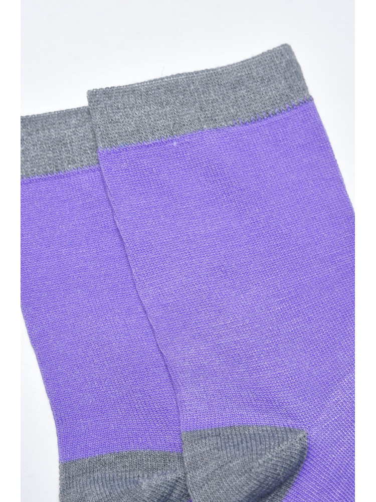 Шкарпетки підліткові для дівчинки бузкового кольору С51 169724C