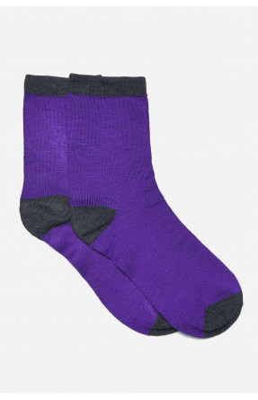 Шкарпетки підліткові для дівчинки фіолетового кольору С51 169733C