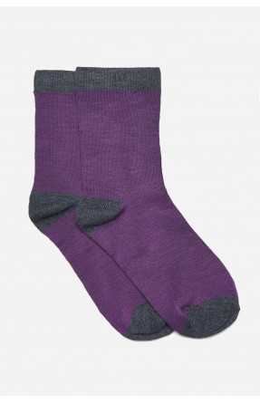 Шкарпетки підліткові для дівчинки фіолетового кольору С51 169736C