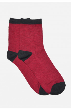 Шкарпетки підліткові бордового кольору С51 169739C