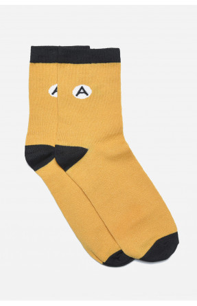 Шкарпетки підліткові гірчичного кольору С119 169781C