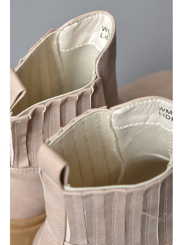 Ботинки женские демисезонные цвета мокко х-11 169826C
