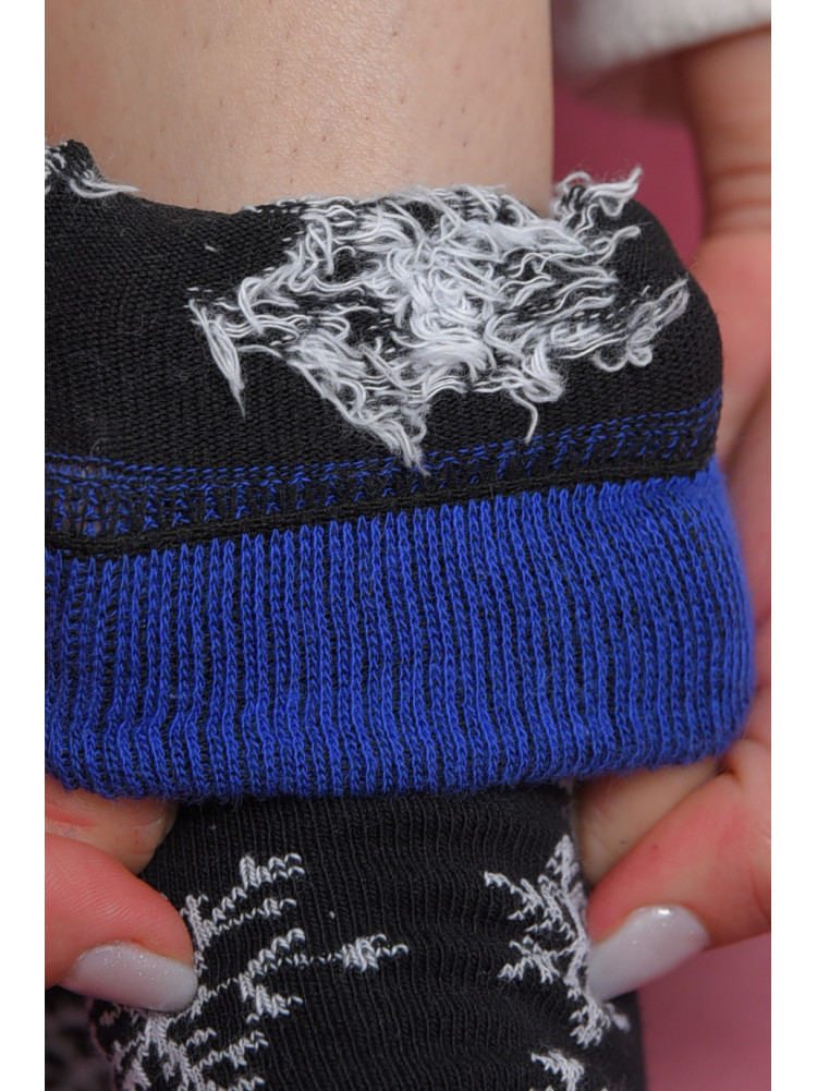 Шкарпетки жіночі новорічні чорного кольору розмір 36-40 170062C
