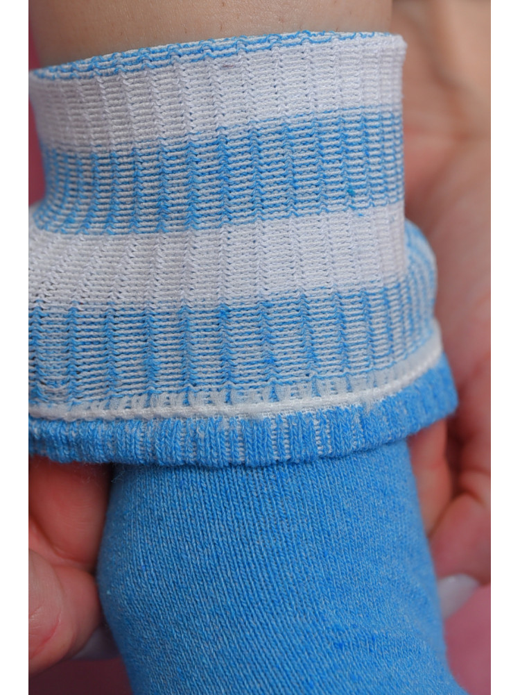 Шкарпетки жіночі високі блакитного кольору розмір 36-40 170110C