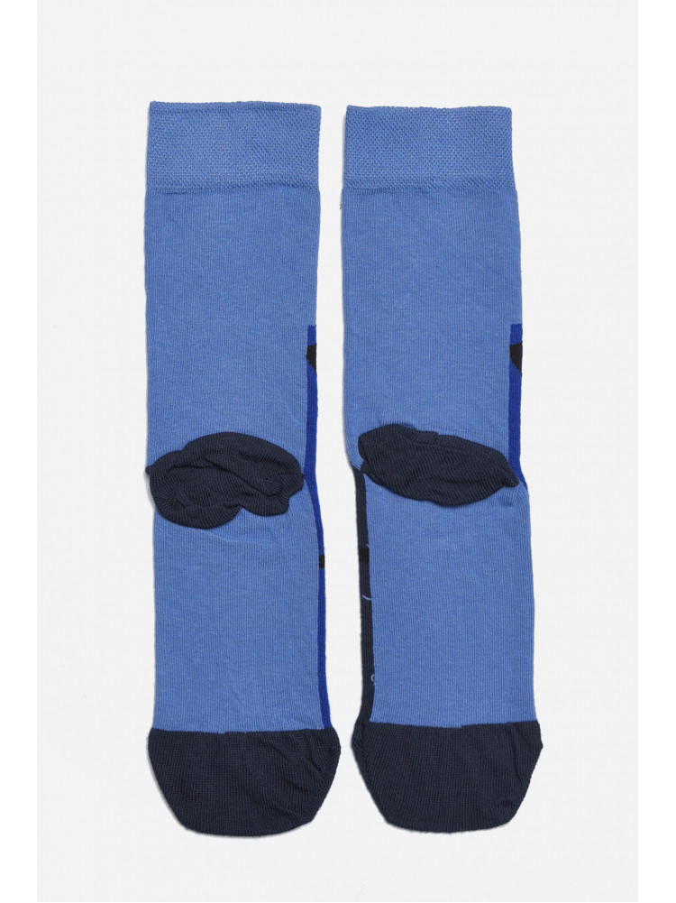 Носки подростковые для мальчика темно-синего цвета размер 35-38 170154C