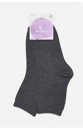 Шкарпетки жіночі демісезонні сірого кольору 170331C