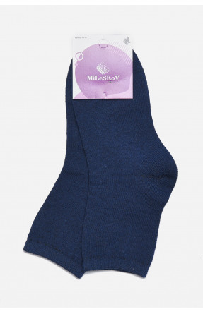 Носки женские демисезонные синего цвета 170333C