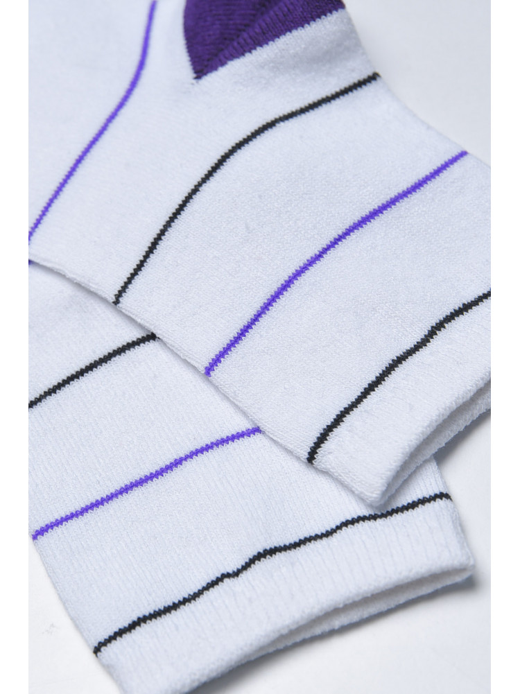 Носки женские демисезонные белого цвета 170346C