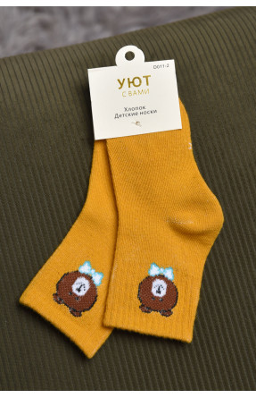 Шкарпетки дитячі гірчичного кольору 011-2 170363C