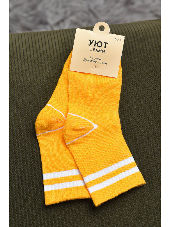 Шкарпетки дитячі жовтого кольору 012-7 170368C