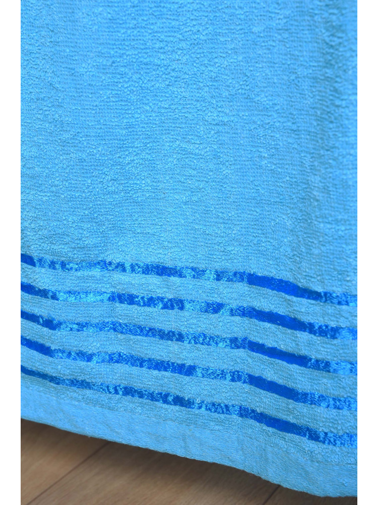 Рушник для обличчя махровий блакитного кольору 113550 170404C