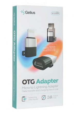 Переходник Gelius OTG Adapter Type-C to Lighting GP-OTG006 170424C