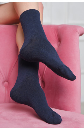 Шкарпетки жіночі демісезонні синього кольору 170466C