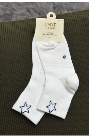 Шкарпетки дитячі білого кольору 012-4 170478C