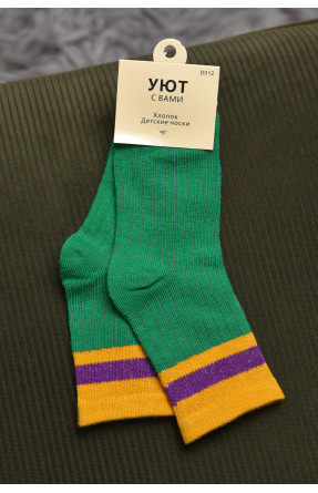 Шкарпетки дитячі зеленого кольору 012-4 170497C