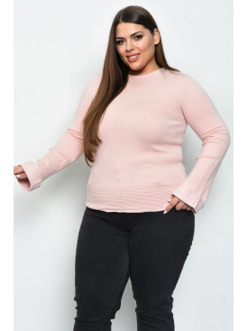 Светр жіночий пудрового кольору 6007 170583C Светр жіночий пудрового кольору 6007 170583C