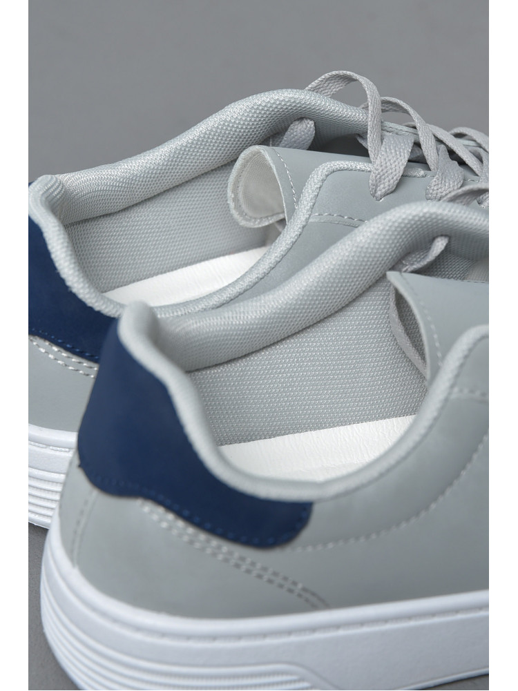 Кросівки чоловічі сірого кольору на шнурівці YB0311-5 171049C