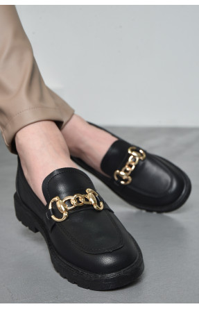 Туфлі-лофери жіночі чорного кольору JB1712-1 171070C