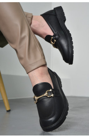 Туфлі-лофери жіночі чорного кольору JB1702-1 171071C