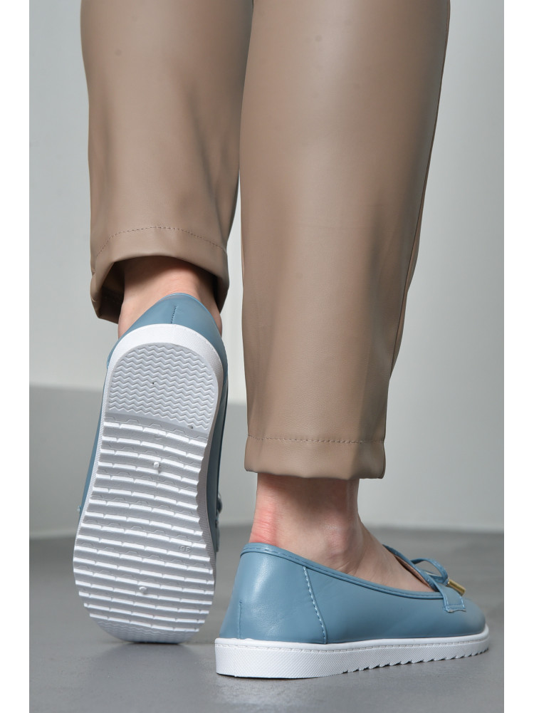 Туфлі-лофери жіночі блакитного кольору YS7286-5 171077C