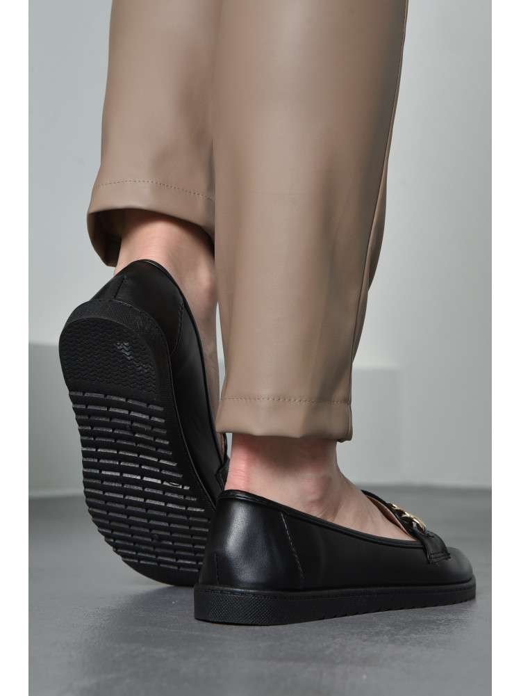 Туфлі-лофери жіночі чорного кольору YS7284-1 171078C