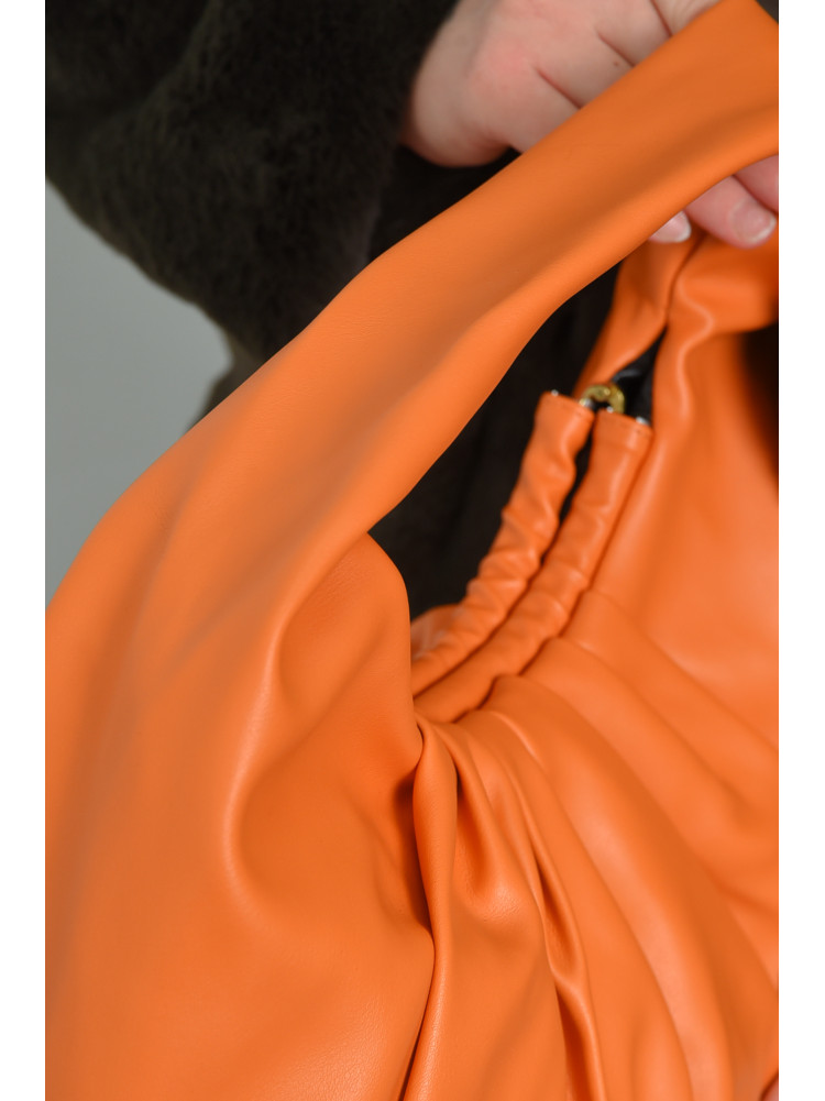 Сумка хобо  жіноча помаранчевого кольору 171111C