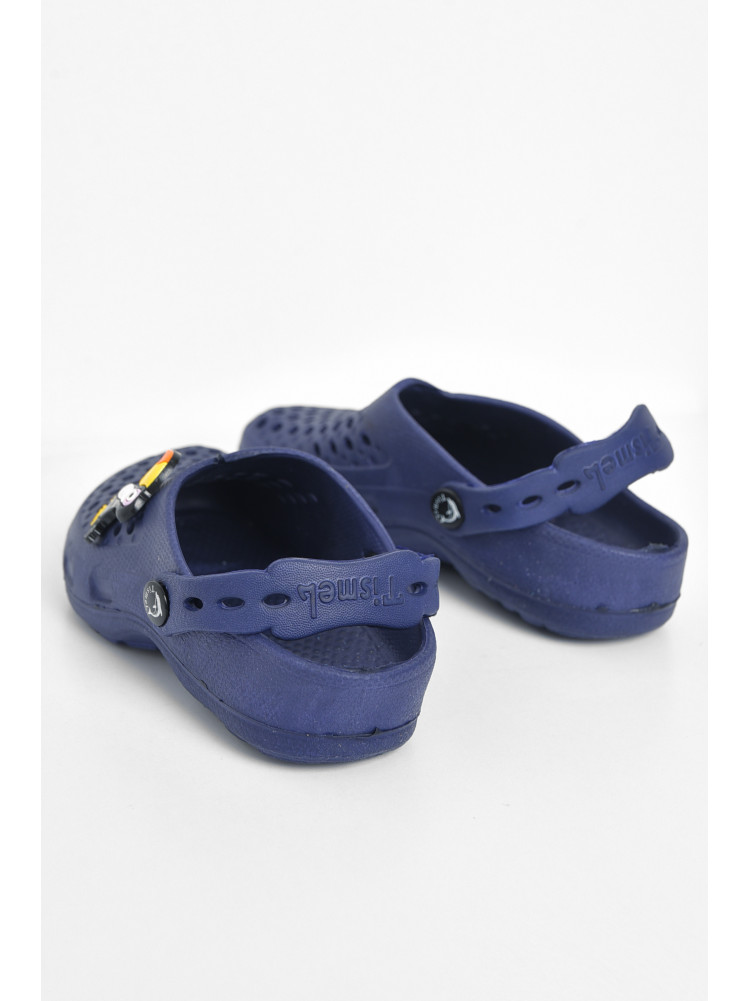 Кроксы детские синего цвета 171140C