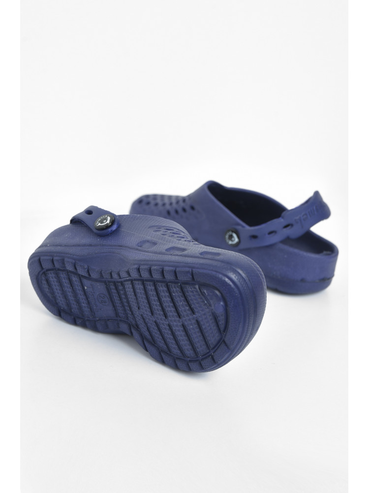 Кроксы детские синего цвета 171140C