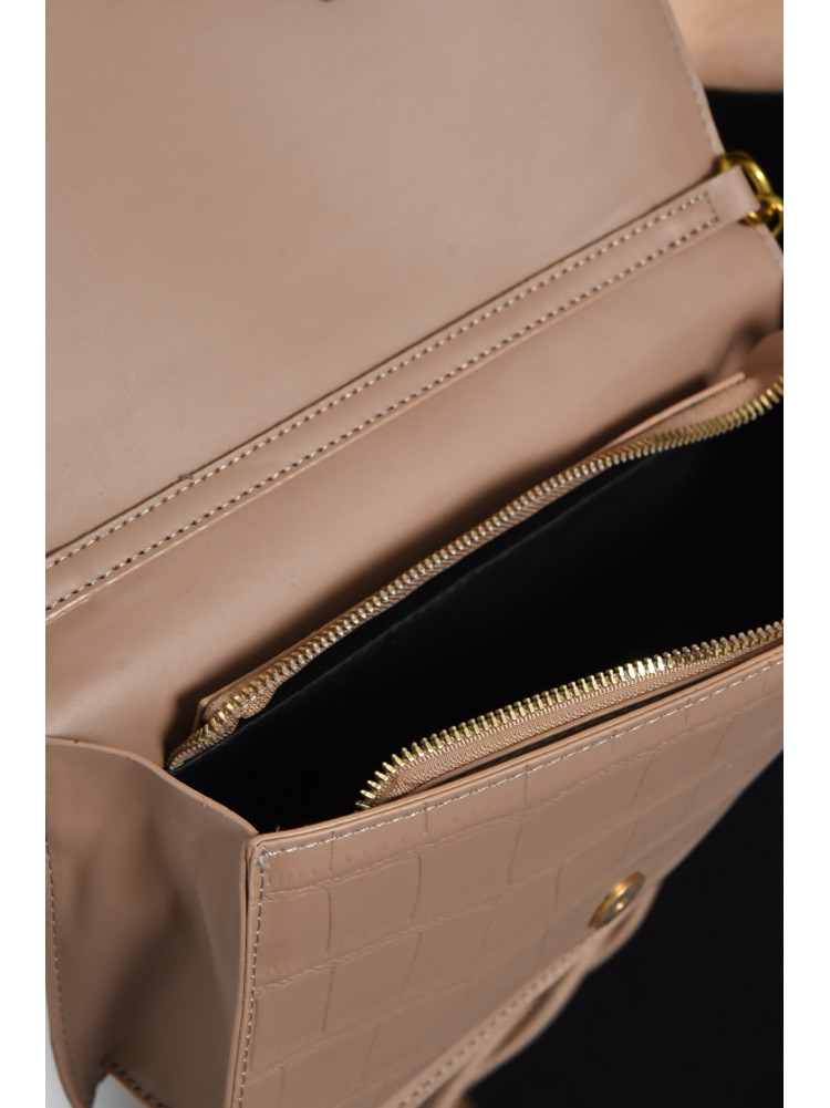 Сумка жіноча крос-боді світло-коричневого кольору 171146C