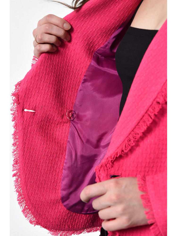 Піджак жіночій малинового кольору 171164C